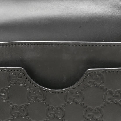 Gucci Guccissima Signature Bowy Chain Wallet Black 6 of 9