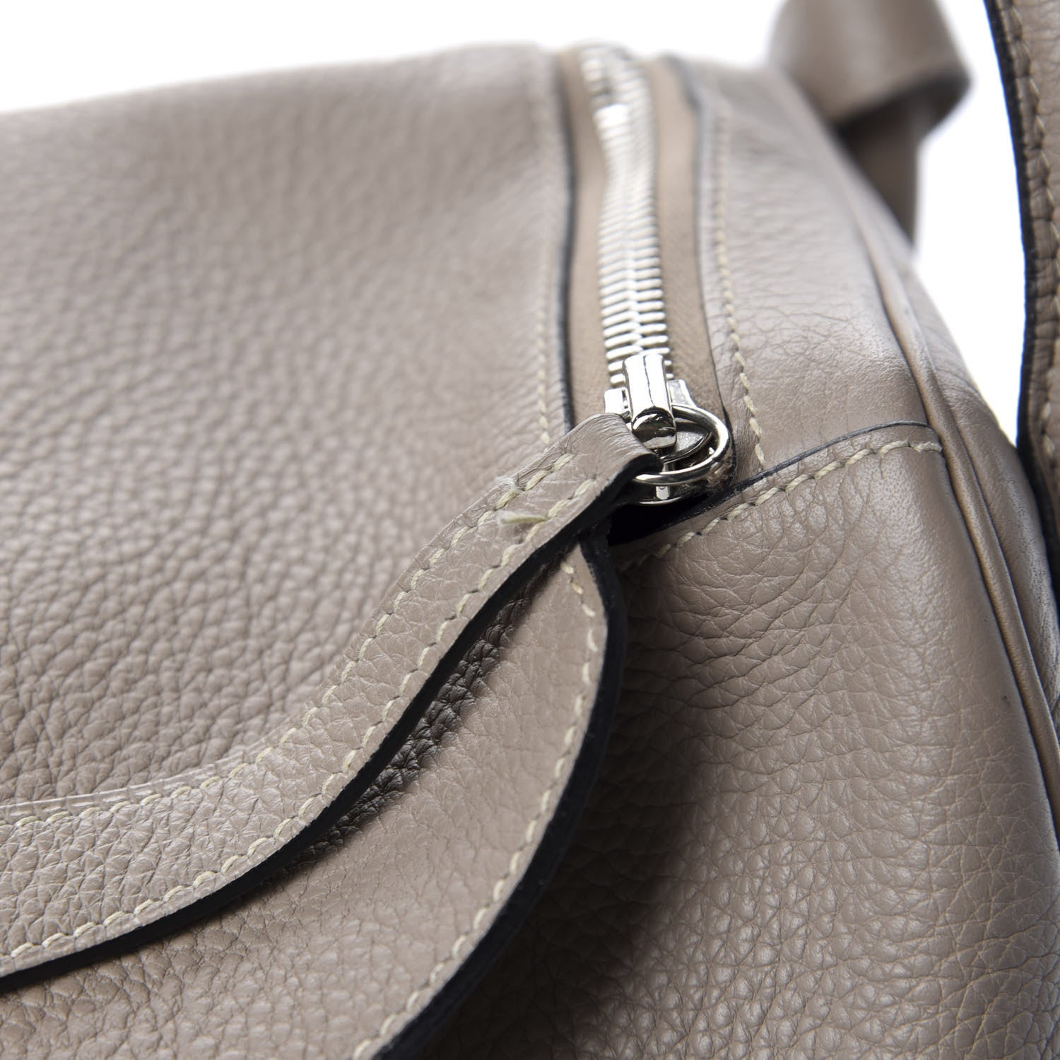 Hermes Taurillon Clemence Lindy 34 Gris Tourterelle 8 of 15