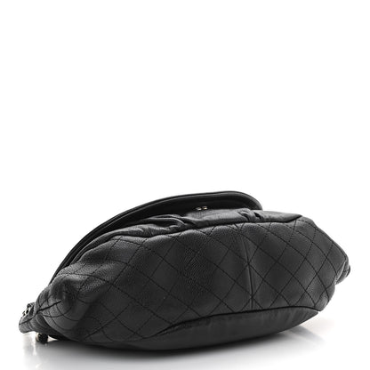 Chanel Caviar Half Moon Large Flap Black 4 of 10