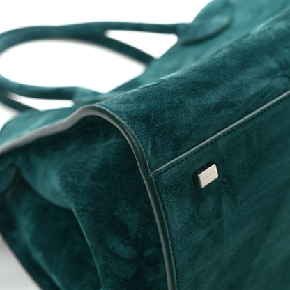 The Row Suede Soft Margaux 15 Teal Green 9 of 11