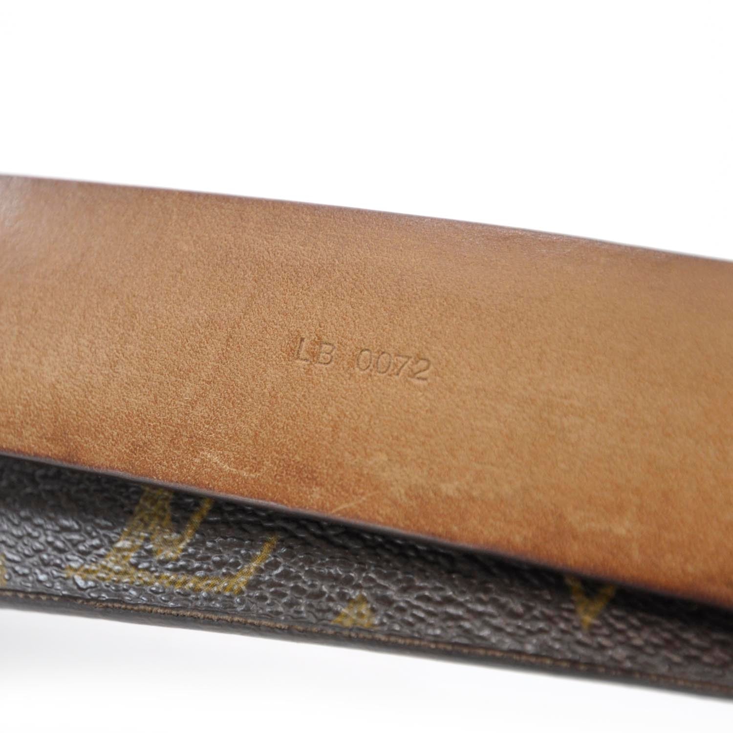 Louis Vuitton Monogram LV Paris Buckle Belt 3 of 5
