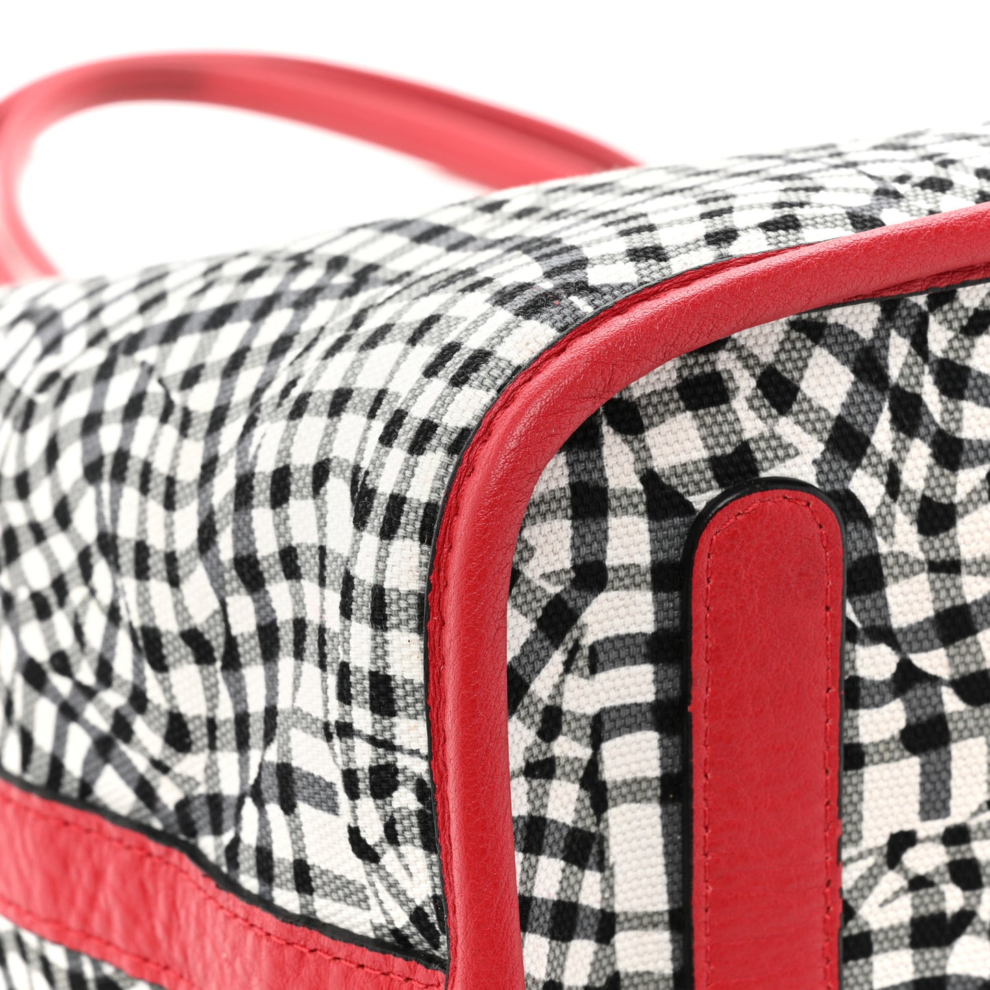 Visetos Medium Liz Reversible Shopper Tote Ruby Red