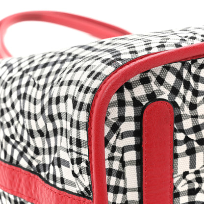 MCM Visetos Medium Liz Reversible Shopper Tote Ruby Red 24 of 26