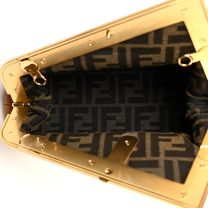 Fendi Shiny Nappa Small Fendi First Caramello 5 of 11