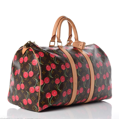 Louis Vuitton Monogram Cerises Keepall 45 3 of 20