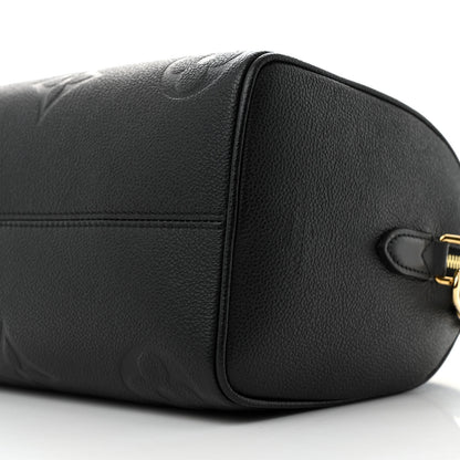 Louis Vuitton Empreinte Monogram Giant Speedy Bandouliere 25 Black 9 of 9