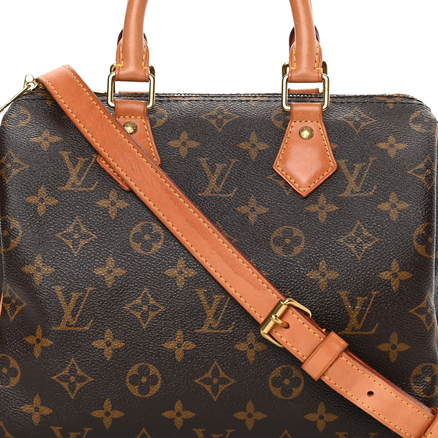 Louis Vuitton Monogram Speedy Bandouliere 25 9 of 19
