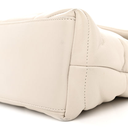 Saint Laurent Lambskin Quilted Small Loulou Puffer Monogram Chain Satchel Crema Soft 10 of 11