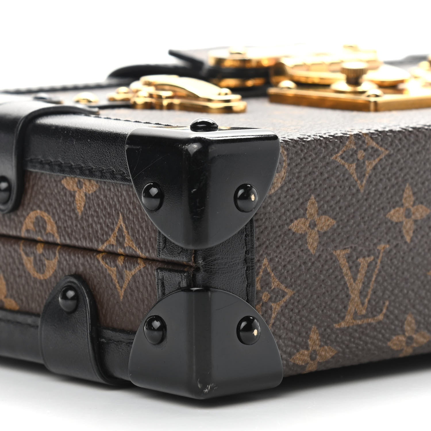 Louis Vuitton Monogram Petite Malle Black 8 of 11