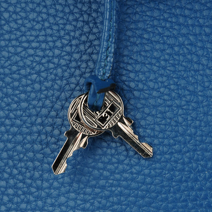 Hermes Taurillon Clemence Birkin 35 Bleu Thalassa 15 of 22