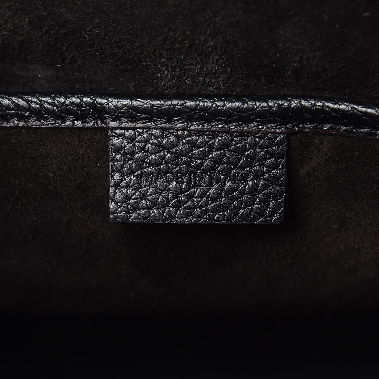 Celine Drummed Calfskin Nano Luggage Black 6 of 11