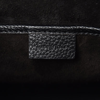 Celine Drummed Calfskin Nano Luggage Black 6 of 11