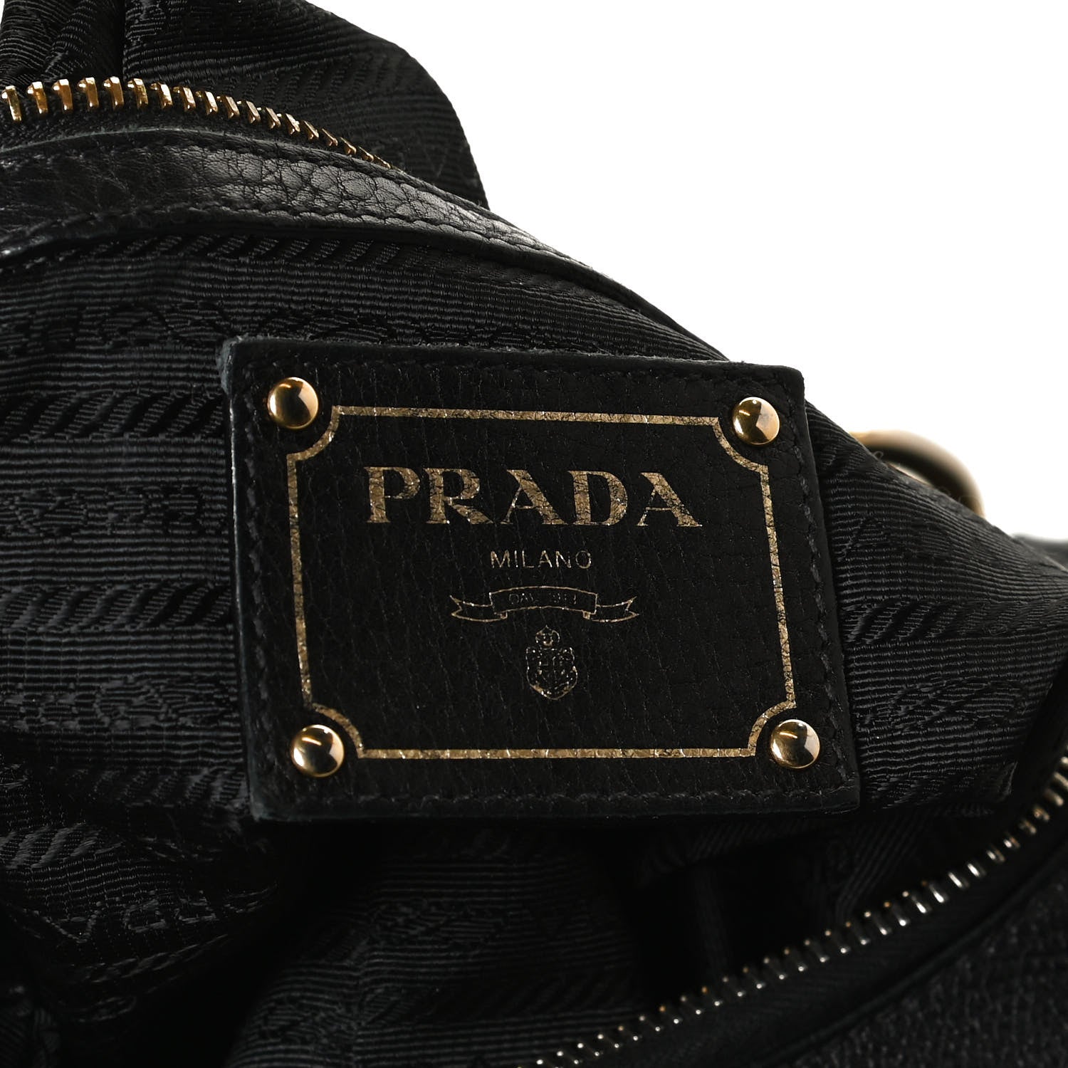 Prada Vitello Daino Hobo Black 5 of 10
