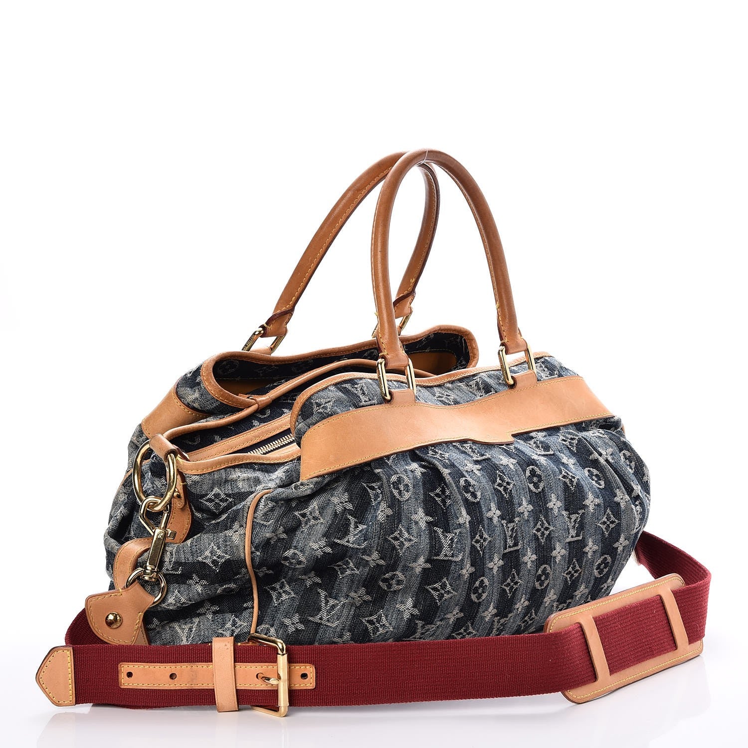 Louis Vuitton Denim Raye Cabas GM 3 of 7