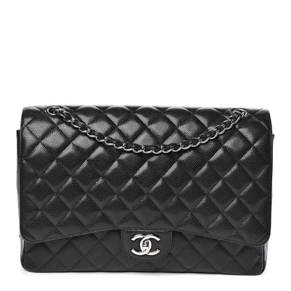 Chanel Caviar Quilted Maxi Double Flap Black 1 of 16