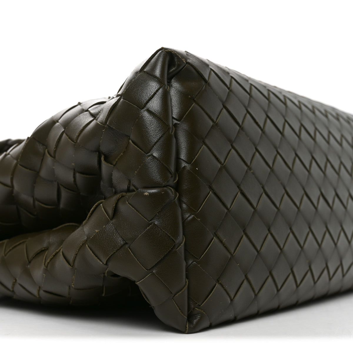 Calfskin Intrecciato Medium Andiamo Messenger Bag Kaki