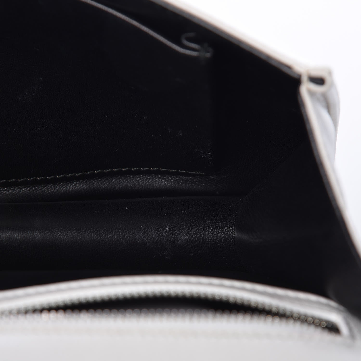 Christian Dior Lambskin Crystal Studded Small Diorama Flap Bag Off White 8 of 21