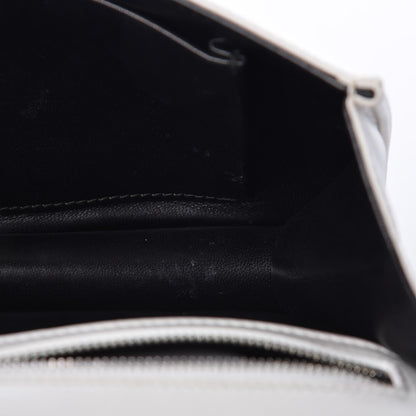 Christian Dior Lambskin Crystal Studded Small Diorama Flap Bag Off White 8 of 21