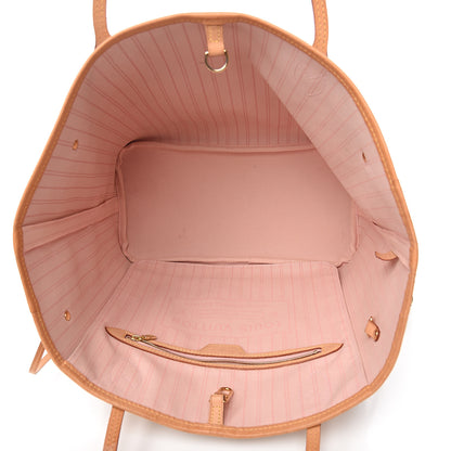 Louis Vuitton Damier Azur Neo Neverfull MM Rose Ballerine 4 of 10