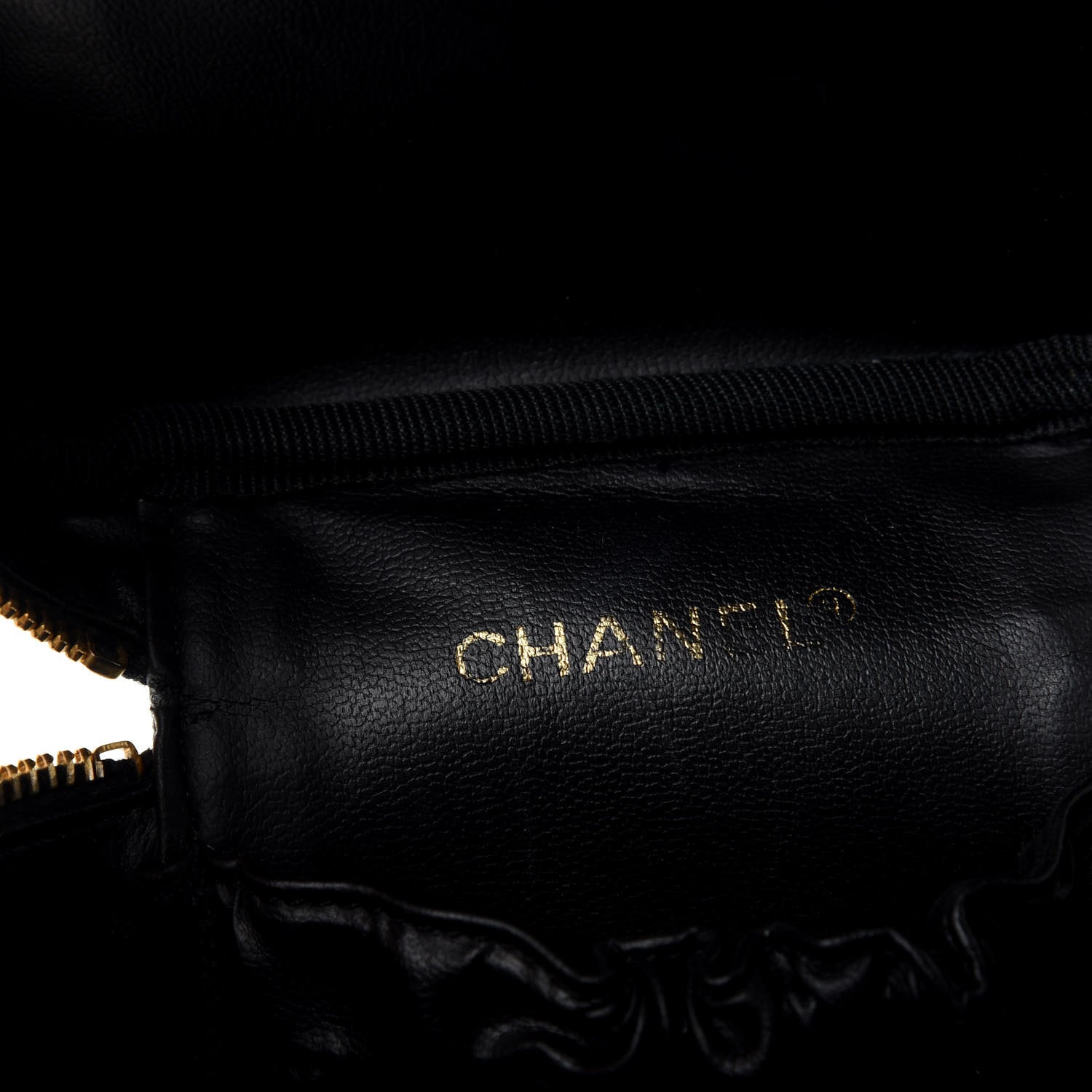 Chanel Caviar Cosmetic Vanity Bag Black 8 of 9