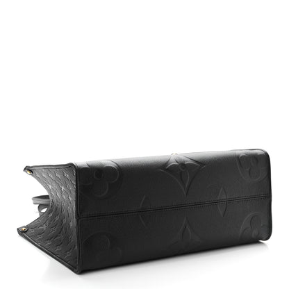Louis Vuitton Empreinte Monogram Giant Onthego MM Black 4 of 12