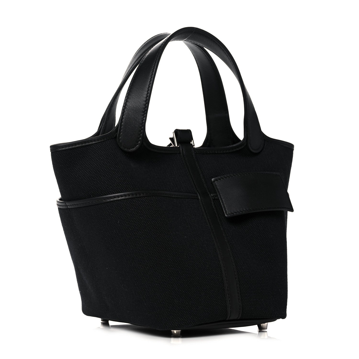 Hermes Toile Goeland Swift Cargo Picotin Lock 18 Black 3 of 10