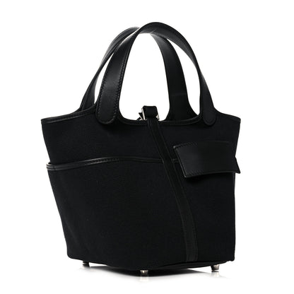 Hermes Toile Goeland Swift Cargo Picotin Lock 18 Black 3 of 10