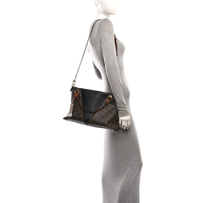 Louis Vuitton Monogram V Tote MM Black 2 of 9