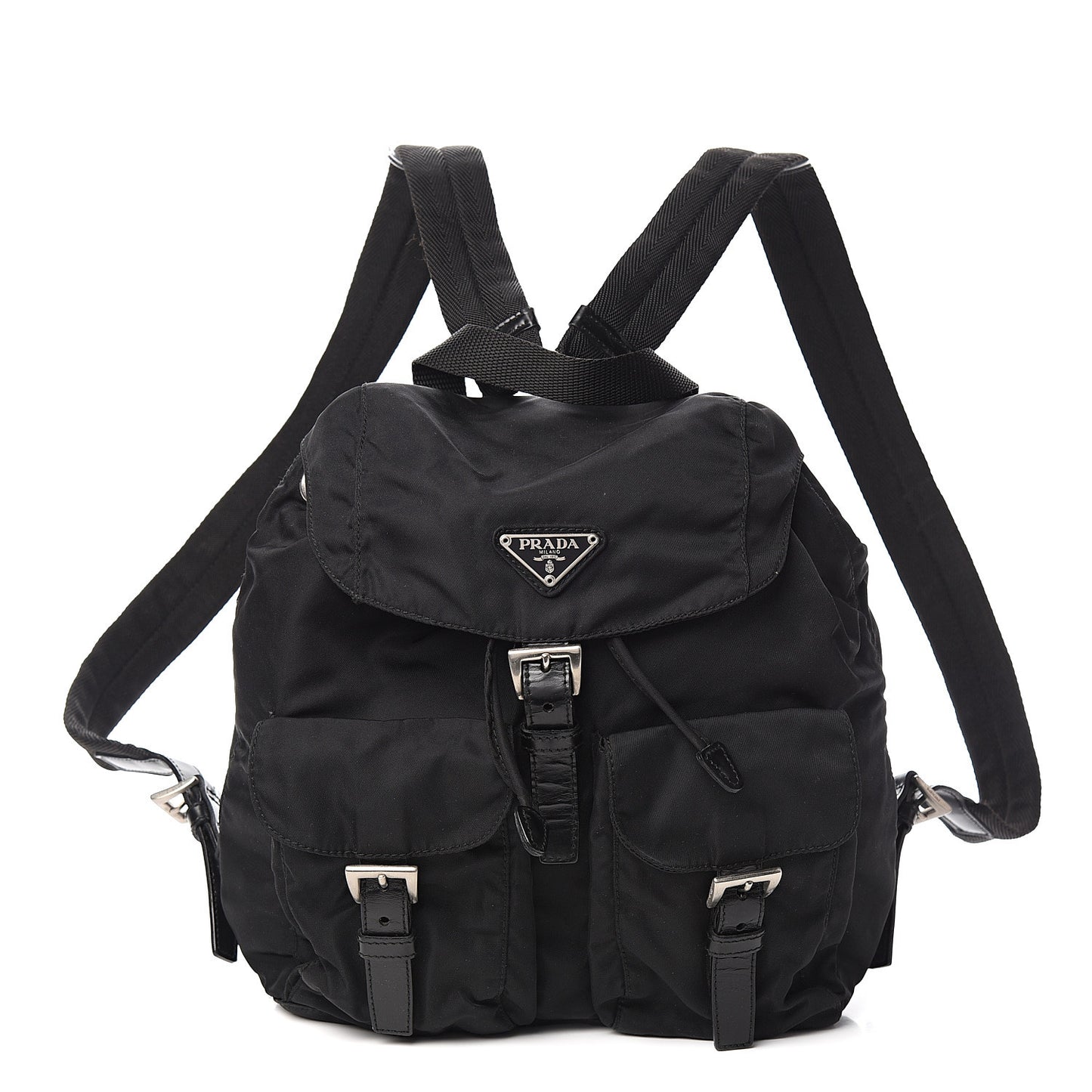 Tessuto Nylon Vela Small Backpack Black