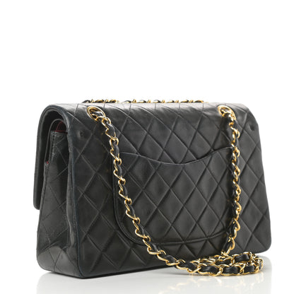 Chanel Lambskin Quilted Medium Double Flap Black 3 of 20