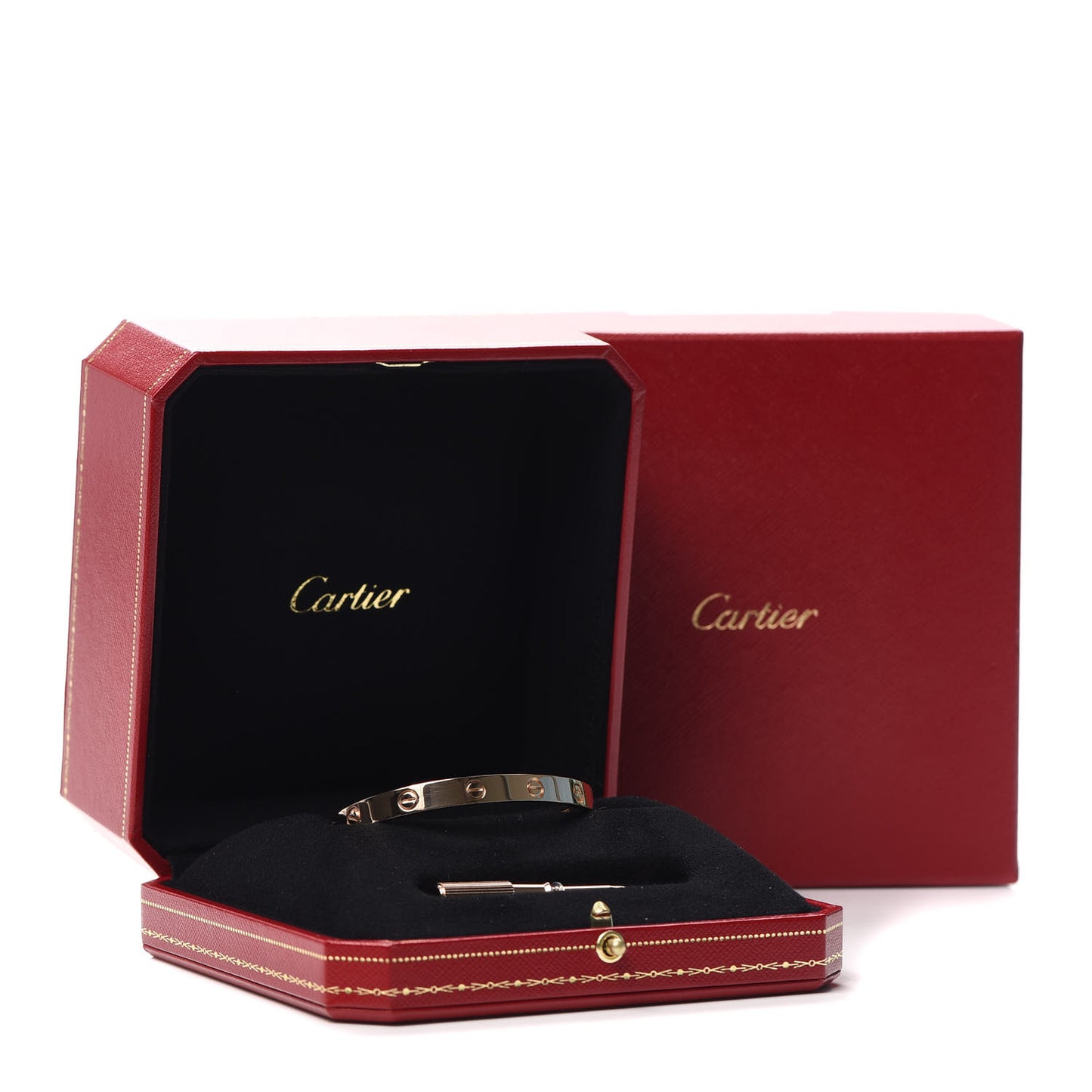 18K Pink Gold LOVE Bracelet 17