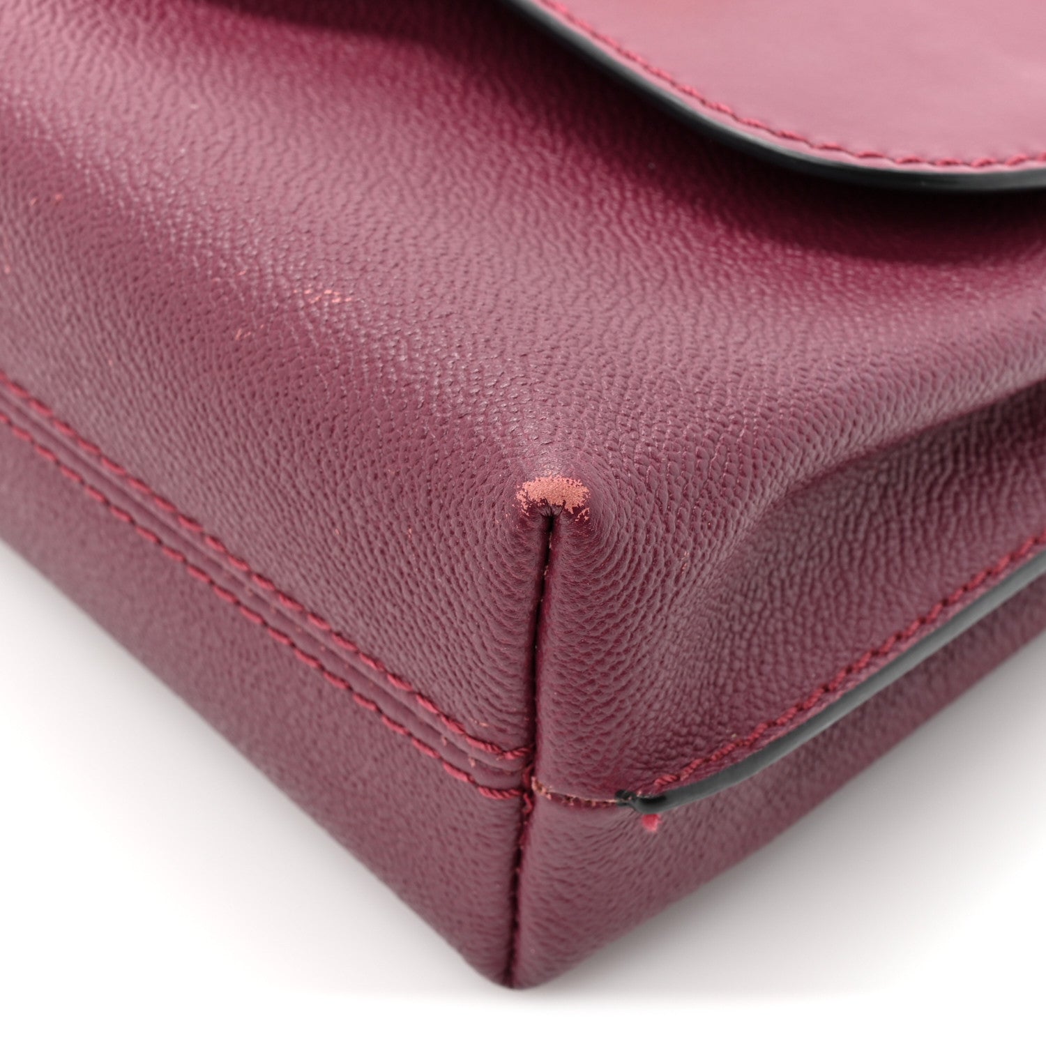 Burberry Soft Grain Calfskin Small Medley Crossbody Dark Plum