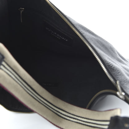 Burberry Grainy Calfskin Large Hobo Black 5 of 10