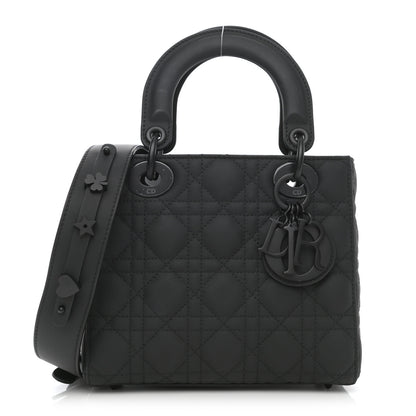 Christian Dior Ultra Matte Calfskin Cannage Small My ABCDior Lady Dior Black 1 of 9