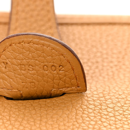 Hermes Taurillon Clemence Evelyne III PM Biscuit 7 of 11