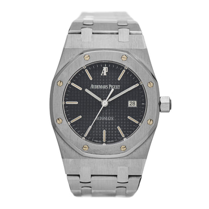 Audemars Piguet Stainless Steel 33mm Royal Oak Automatic Watch Black 15000ST.OO.0789ST.01 1 of 6