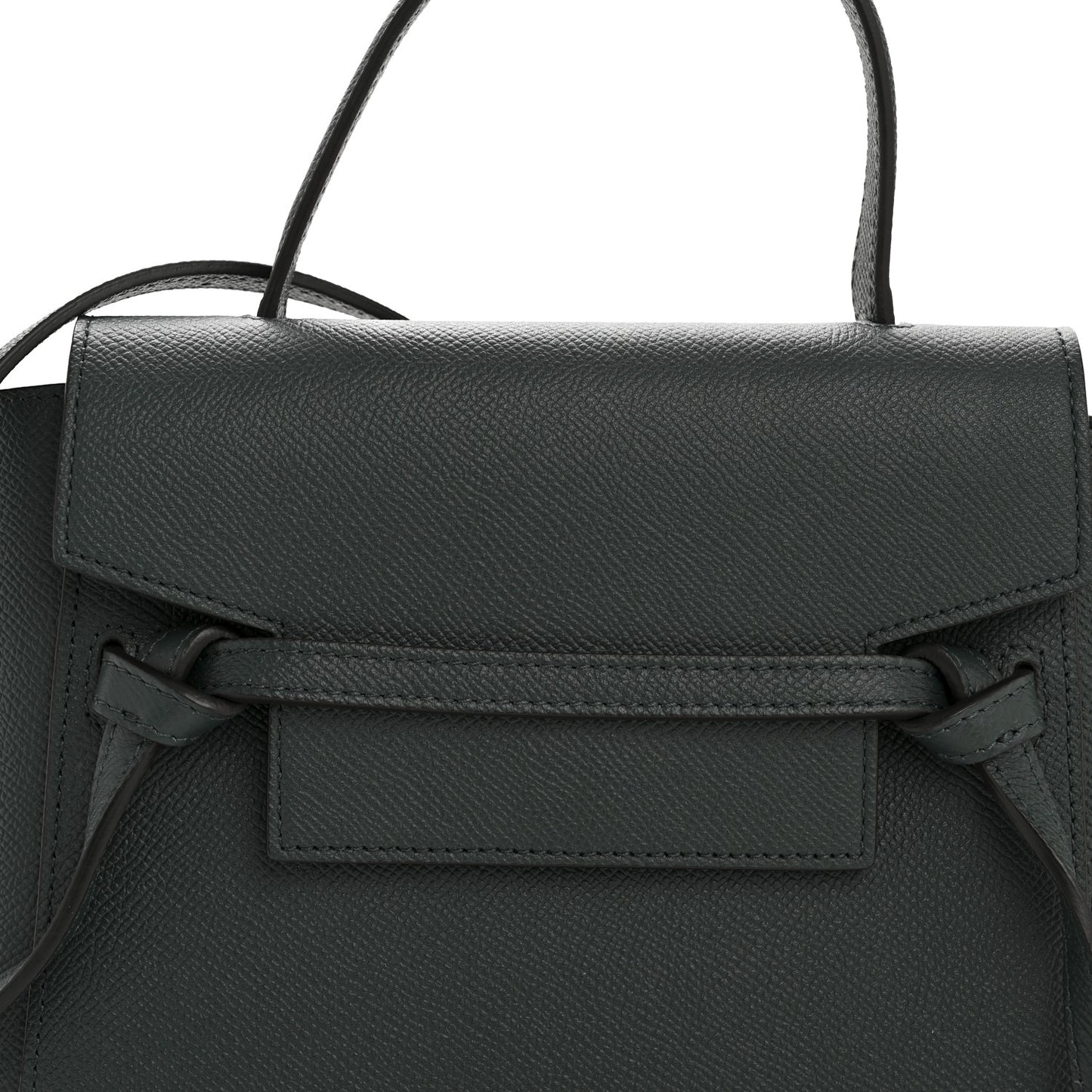 Grained Calfskin Nano Belt Bag Amazone