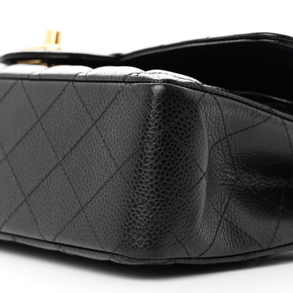 Chanel Caviar Quilted Medium Double Flap Black 10 of 10