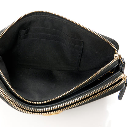 Chanel Lambskin Quilted Small Boy Clutch With Chain Black 5 of 13
