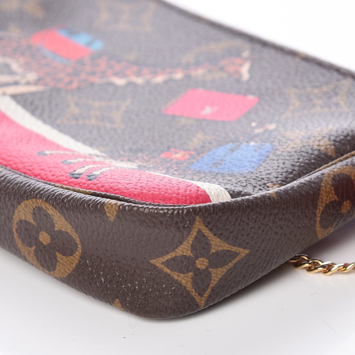 Monogram 2017 Christmas Animation Mini Pochette Accessories