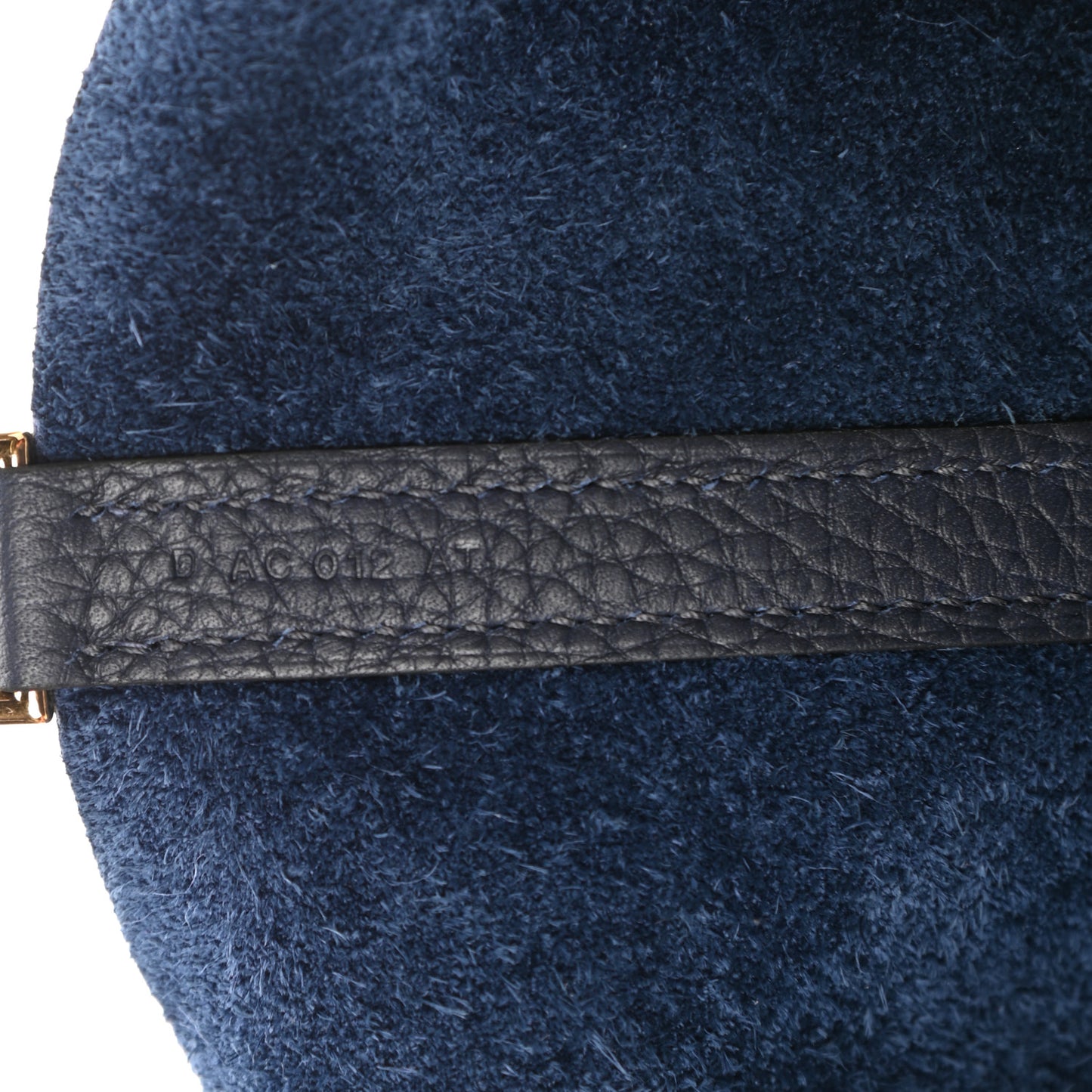 Taurillon Clemence Picotin Lock 22 MM Bleu Nuit