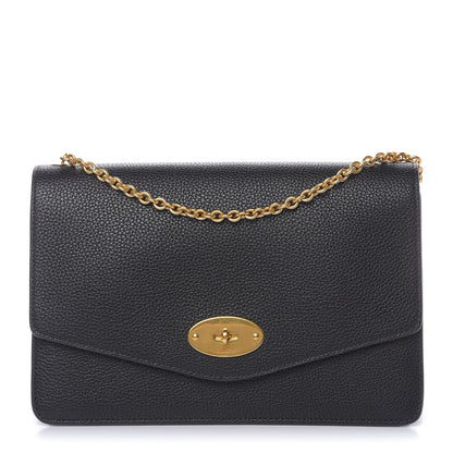 Mulberry Small Classic Grain Calfskin Darley Black 1 of 10