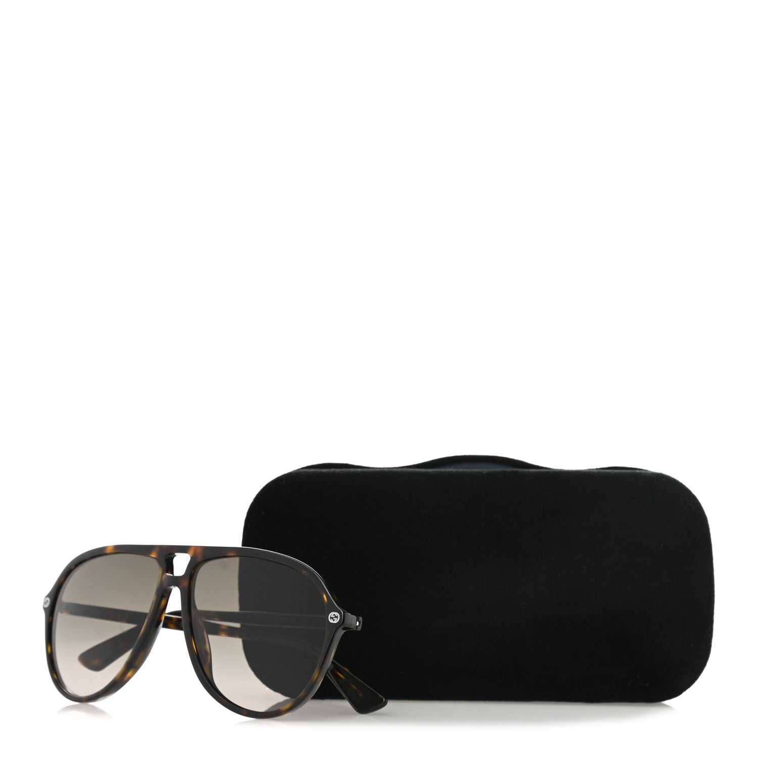 Gucci Acetate Aviator Sunglasses GG0119S/S Tortoise 8 of 8