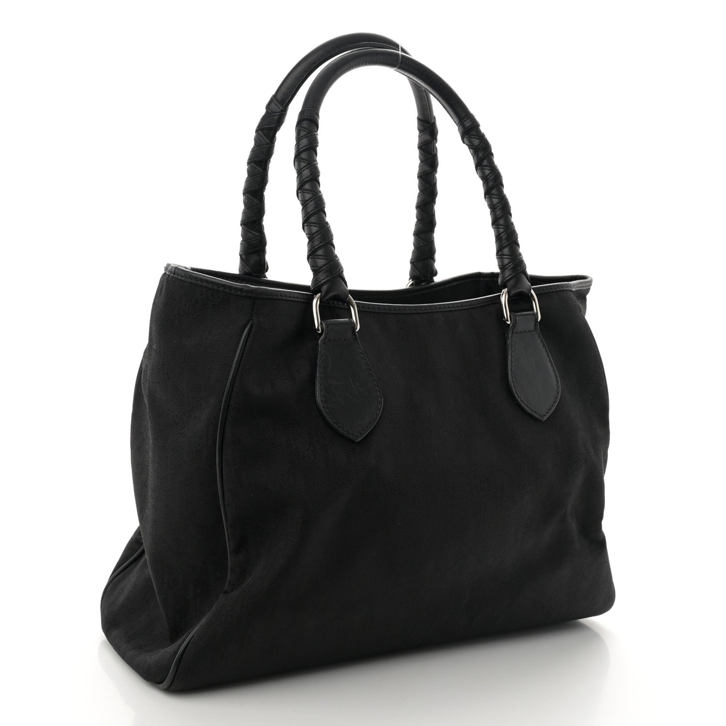 Nylon Monogram Medium Lovely Tote Black