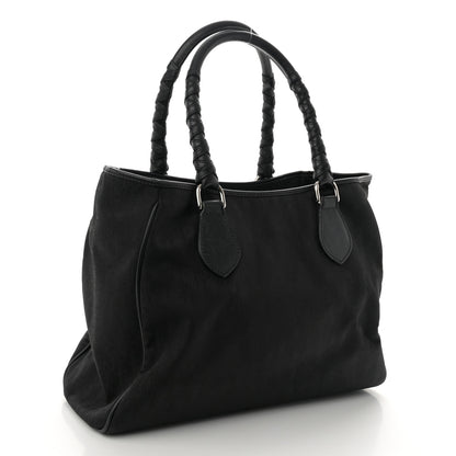 Christian Dior Nylon Monogram Medium Lovely Tote Black 3 of 10