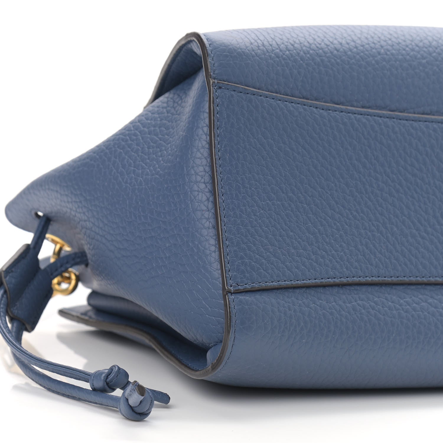 Mulberry Heavy Grain Small Iris Tote Pale Navy 8 of 9