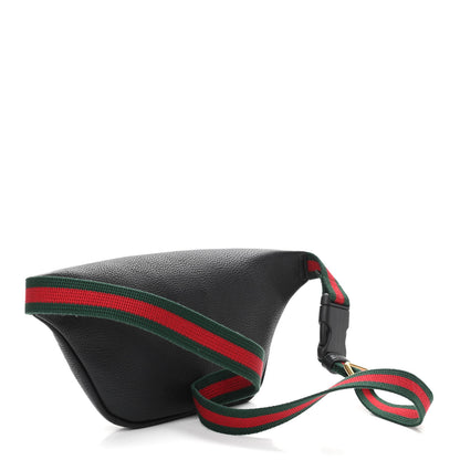 Gucci Grained Calfskin Small Logo Belt Bag Black 3 of 10