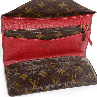 Louis Vuitton Monogram Josephine Wallet Red 5 of 7