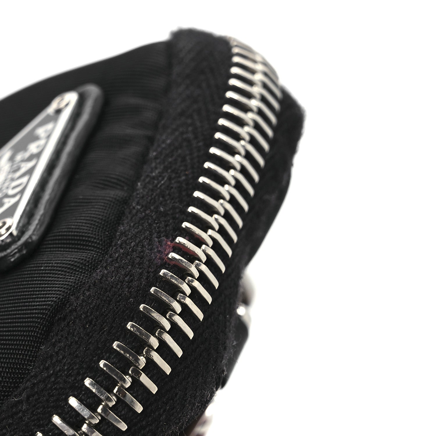 Prada Re-Nylon Triangle Padded Patchwork Shoulder Bag Black 12 of 17