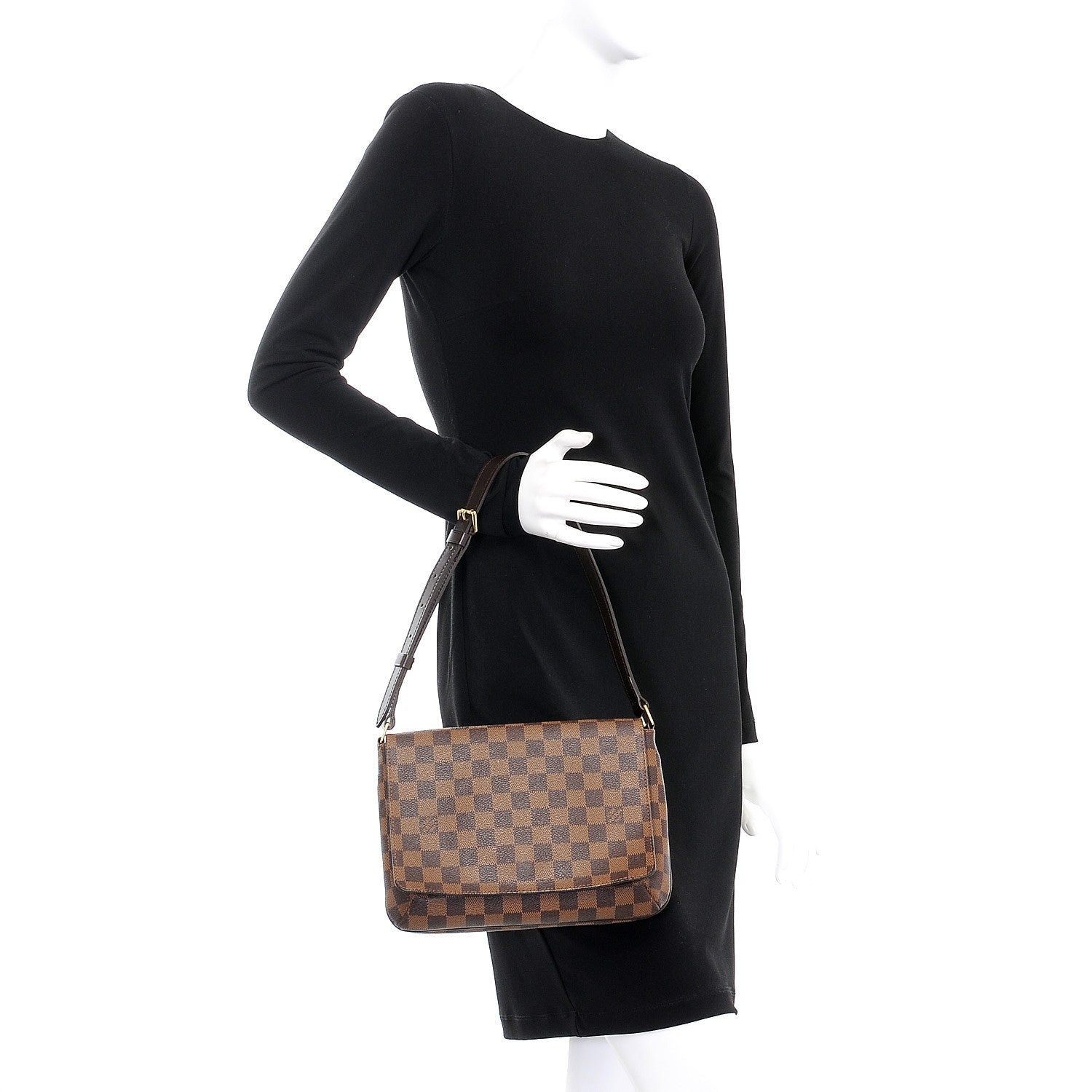 Louis Vuitton Damier Ebene Musette Tango 2 of 7
